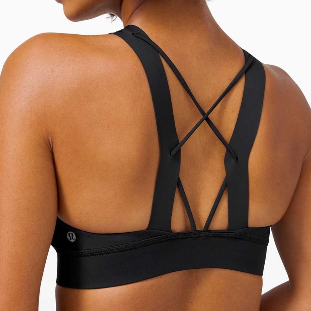 [lululemon] Strong at Heart Bra *Medium Support, C/D Cup - Black - 6 - Picture 2 of 7
